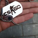 Csgo high-hardness quenched blue-baked keychain photo review