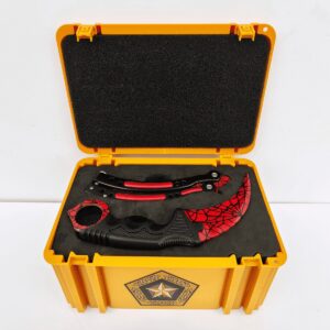 Deep Red Net (A set including knives and boxes)