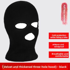 Three-hole black fleece style