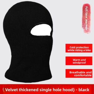 Single-hole black velvet version