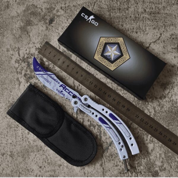 Csgo handcrafted high-hardness butterfly knives