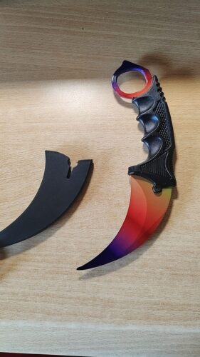 Csgo high-hardness unedged practice knife photo review
