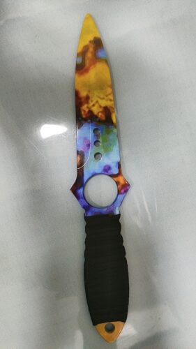 Csgo high-hardness Skull Knife photo review