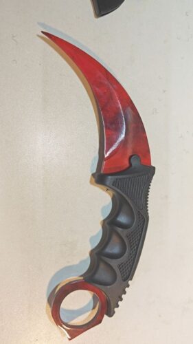 Csgo high-hardness unedged practice knife photo review