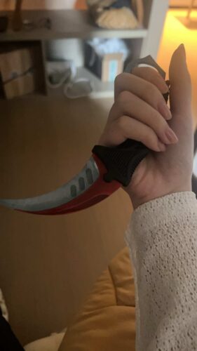 Csgo high-hardness unedged practice knife photo review