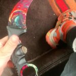 Csgo high-hardness unedged practice knife photo review