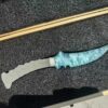 【 Crystal Handle 】 Ice blade made of cat's eye stone