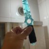 【 Cat's Eye Stone material 】 Sky blue skull knife