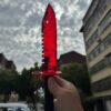 【 Cat's Eye Stone material 】 Handcrafted ruby M9 bayonet