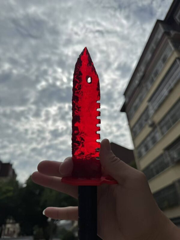 【 Cat's Eye Stone material 】 Handcrafted ruby M9 bayonet
