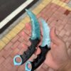 【 Plastic knife handle 】 Handcrafted kalambitt made of cat's eye stone